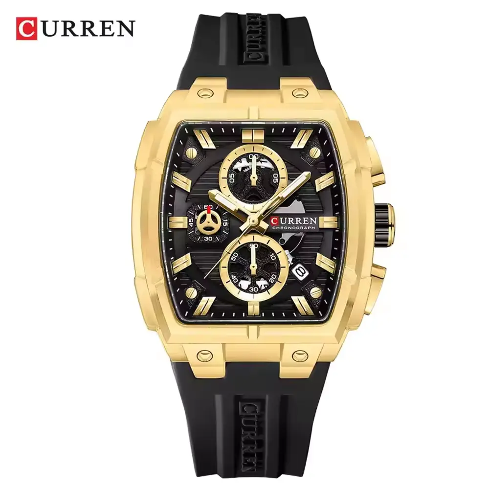 CURREN 8488 Chronograph Men Watch Military Army Fashion Top Brand Luxury Watch